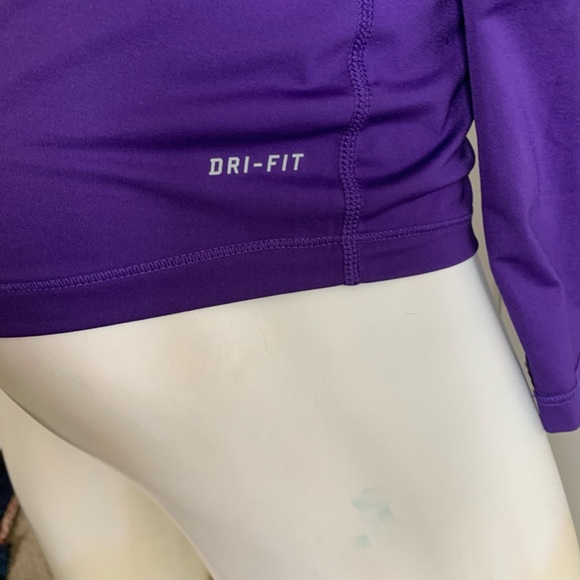 Nike Pro Dri-Fit purple long sleeve shirt - Picture 4 of 5